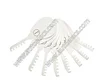 9 In 1 Folding Comb Strong Picking Tool for Double Sided Pad lock Locksmith Tools Magic