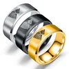 Trending Cool Men's Ring 316l Stainless Steel Titanium Wolf Head Design Wholesale Cheap Jewelry JDR241