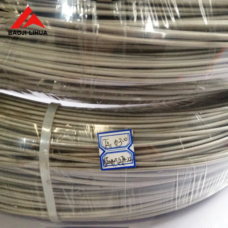 Hot sell Ti6Al4V titanium welding wire mig weld wire 1.2mm price per kg