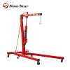 2T Foldable portable Hydraulic floor small car lift engine crane for sale T32002X