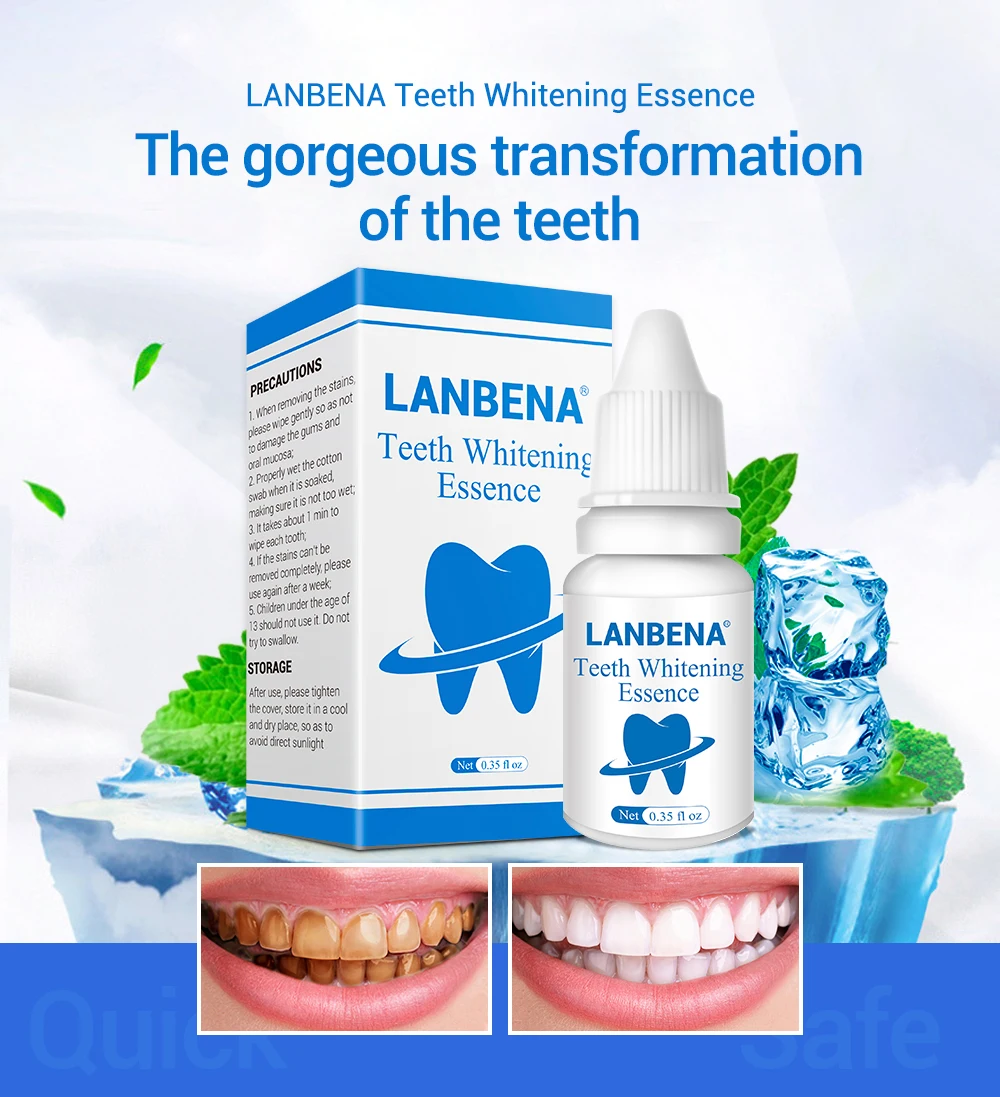 Lanbena Professional Easy White Teeth Whitening Essence Liquid Buy