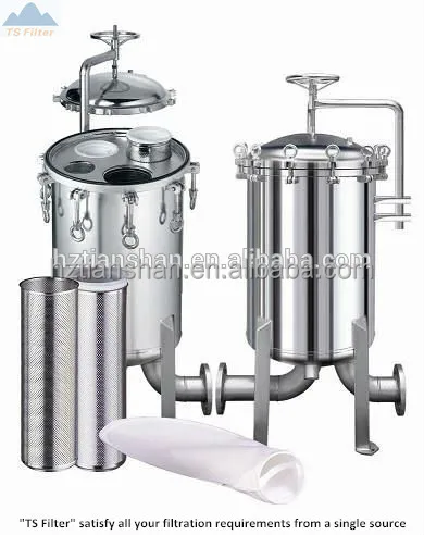 Quality 304 and 316L Stainless Steel Bag Filter Housing Eaton