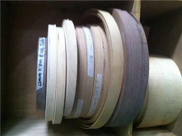walnut Wood Veneer Edgebanding for Plywood Edges and furniture decoration