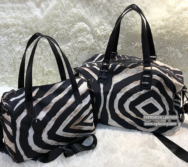 Hot sale ladies stylish backpack Travel bags zebra-patterned handbags with a large size BK10