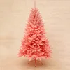 Handmade Eco-Friendly Hinged Structure Cheap Artificial PVC Pink Christmas Tree