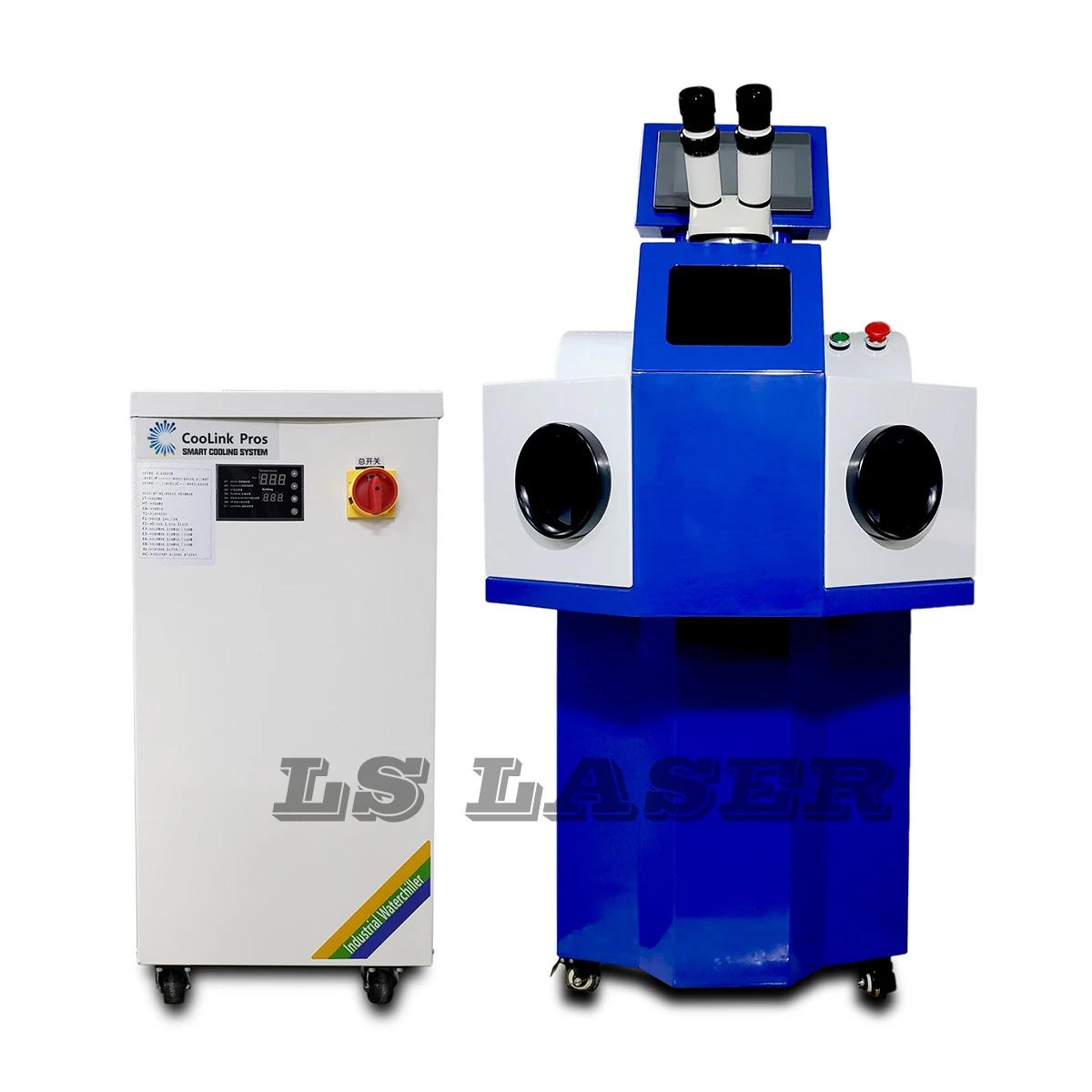 High precision 200W vertical  titanium laser welding machine