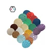 Factory Supplied Free Sample 150mm Film backing Aluminum Oxide Sandpaper Making Abrasive Round Sanding Film Disc