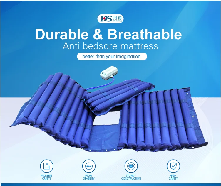 Tubular Alternating Airflow Pressure Relief Pad Anti Bedsore Mattress