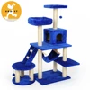 Modern Jungle Gym Cat Tree, Cat Rest Furniture with Stairs and Hammock