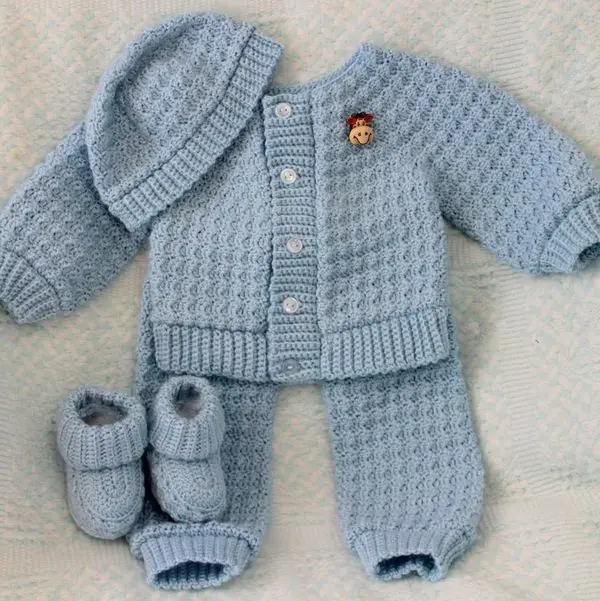knitting newborn baby sweater