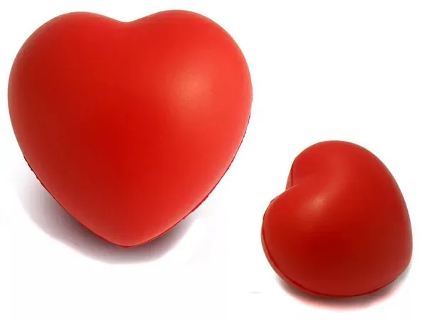 love heart stress toy