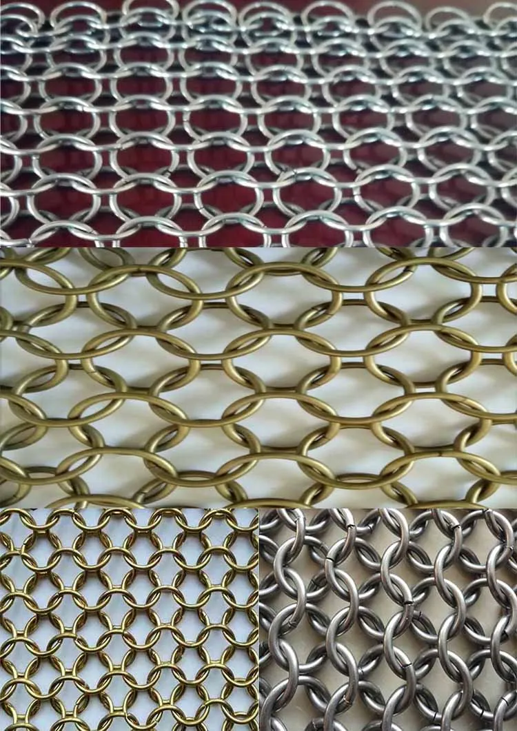 10mm Ring Brass/ Copper Chain Mail Curtains - Buy China Stainless Steel Industrial Ring Wire ...