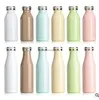 Double Wall Insulated Stainless Steel Water Bottle Milk Bottle Shape