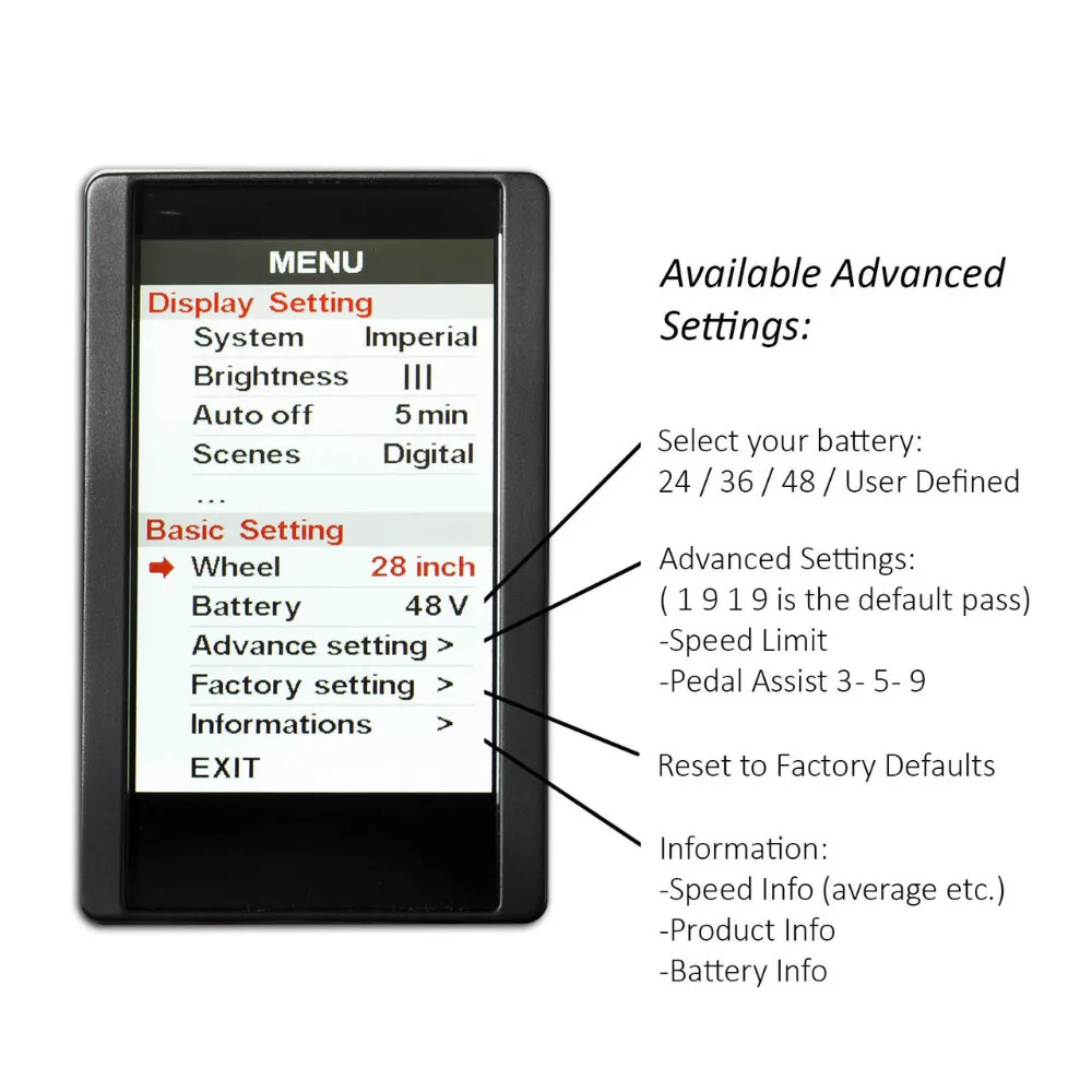 full color colorful ebike display 850c BAFANG DPC14 bbs02 BBS03
