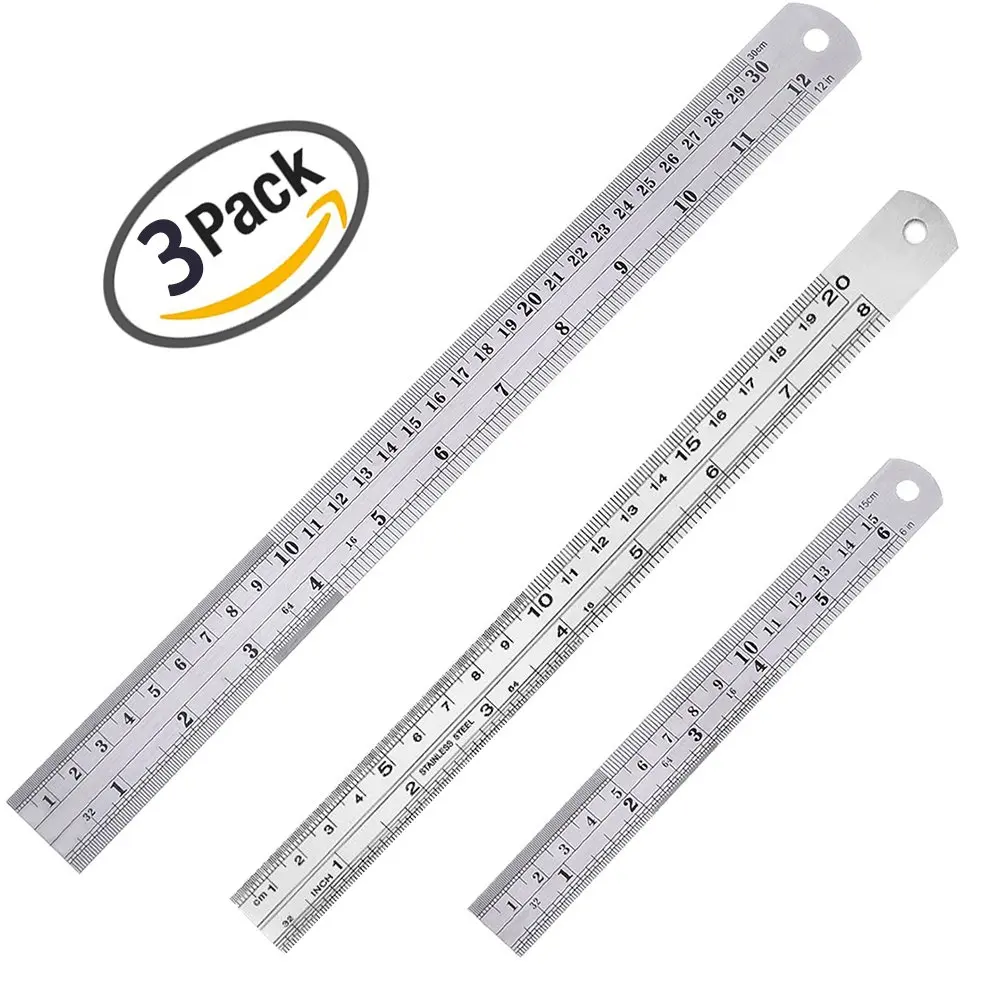 Clear Plastic 6 Ruler Inches/Metric - CHL80610, Charles Leonard