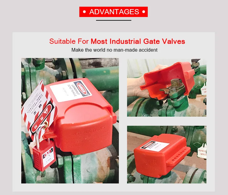 BOSHI Customized Color Adjustable Safety Ball Valve Lockout Devices