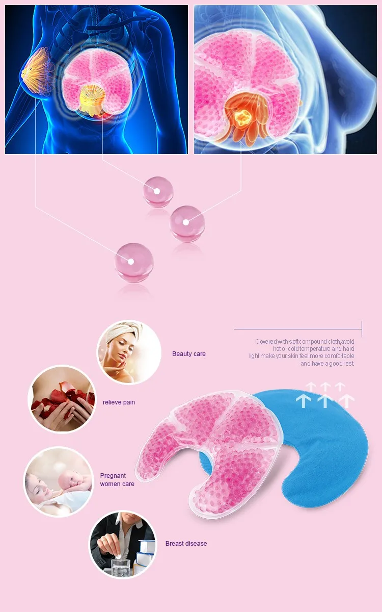 Cold Compress Breasts Beads Heating Pad Hot Cold Gel Pack