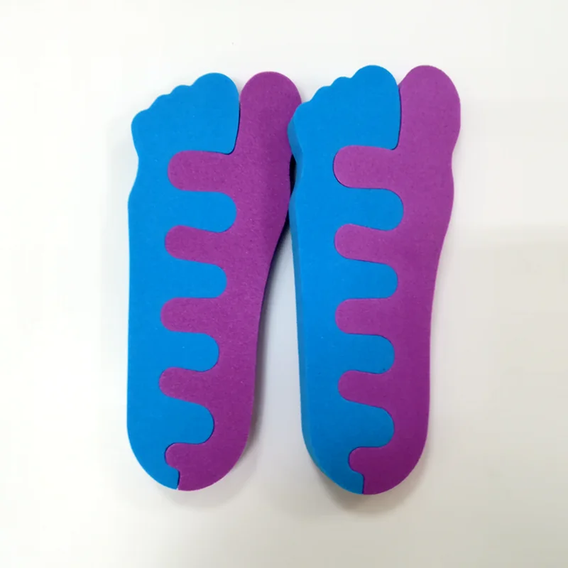 Double Color Toe Dividers Finger Separators Eva Toenail Spacer - Buy ...