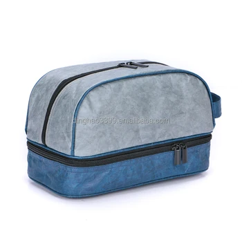 two compartment makeup bag