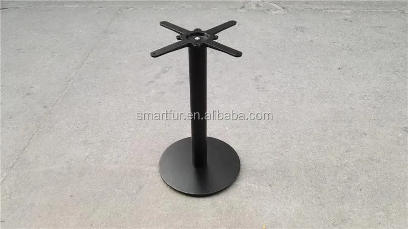 cast iron round flat table bases