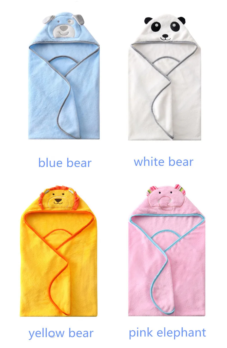 Flannel Baby Hooded Towel For Newborns And Babies Ultra Soft And Super