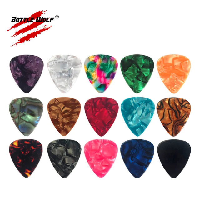 Colorful Celluloid Different Thickness Blank Guitar Picks - Buy Blank ...