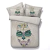Beautiful Woman with Day of the Dead Decoration 3d Bedding Set