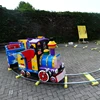 Professional kids amusement park trains electric train tracks for sale