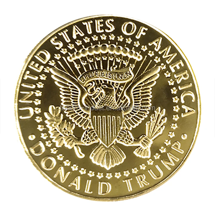 2019/2020 Custom Usa President Donald Trump Souvenir Coin Gold Silver ...