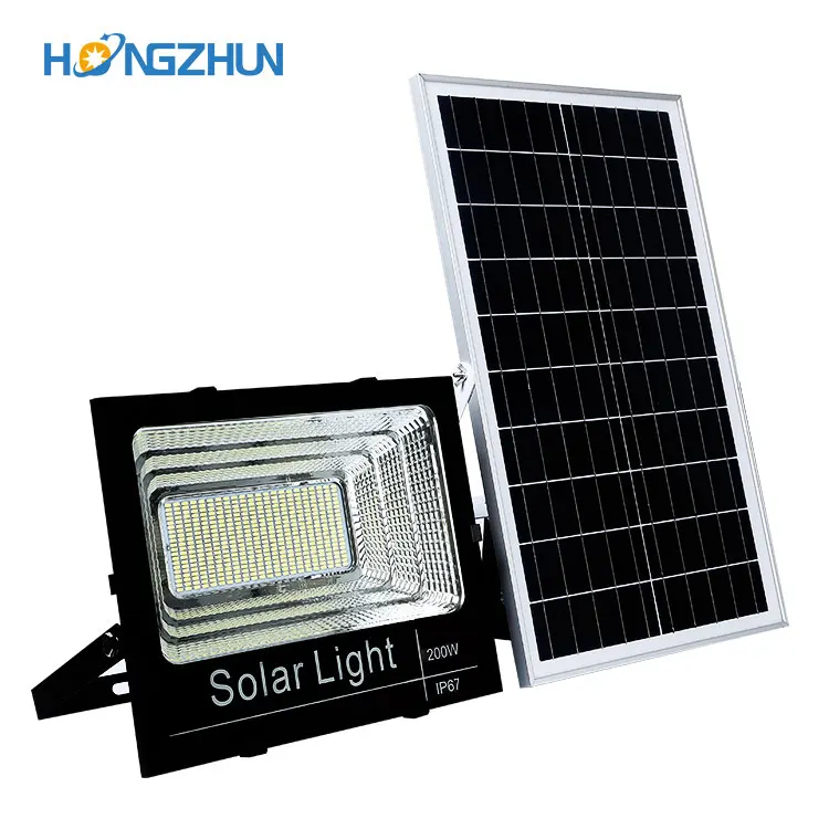 High Bright Integrated waterproof aluminium smd outdoor ip67 150w 200w solar led floodlight