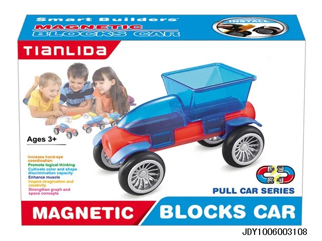 magnetic blocks car