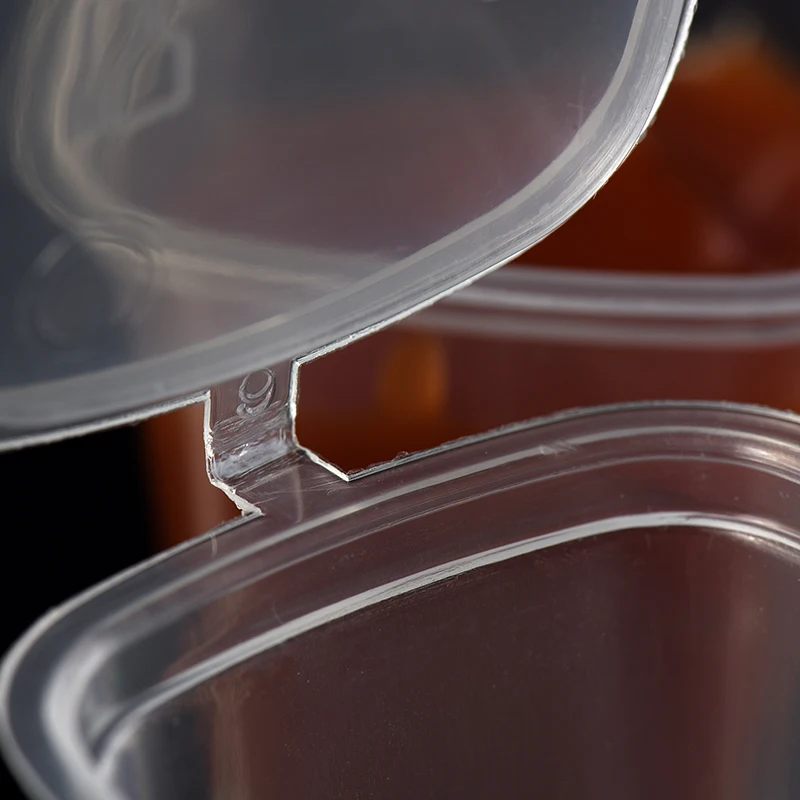 Transparent disposable sauce plastic cup sizes