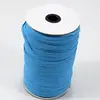 Heavy stretch 7mm polyester braided flat elastic cord/elastic band