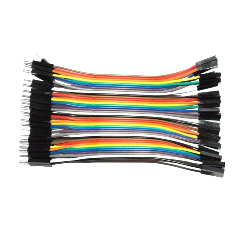 Dupont Jumper Cable Wire 10cm 20cm 30cm 40cm 50cm 1meter 10x 20x 40 - ANKUX.COM
