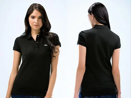 black polo tee ladies