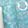 20x34cm Floral Dinosaurs Sunflower Printed Litchi Faux Synthetic Leather Sheets 6789