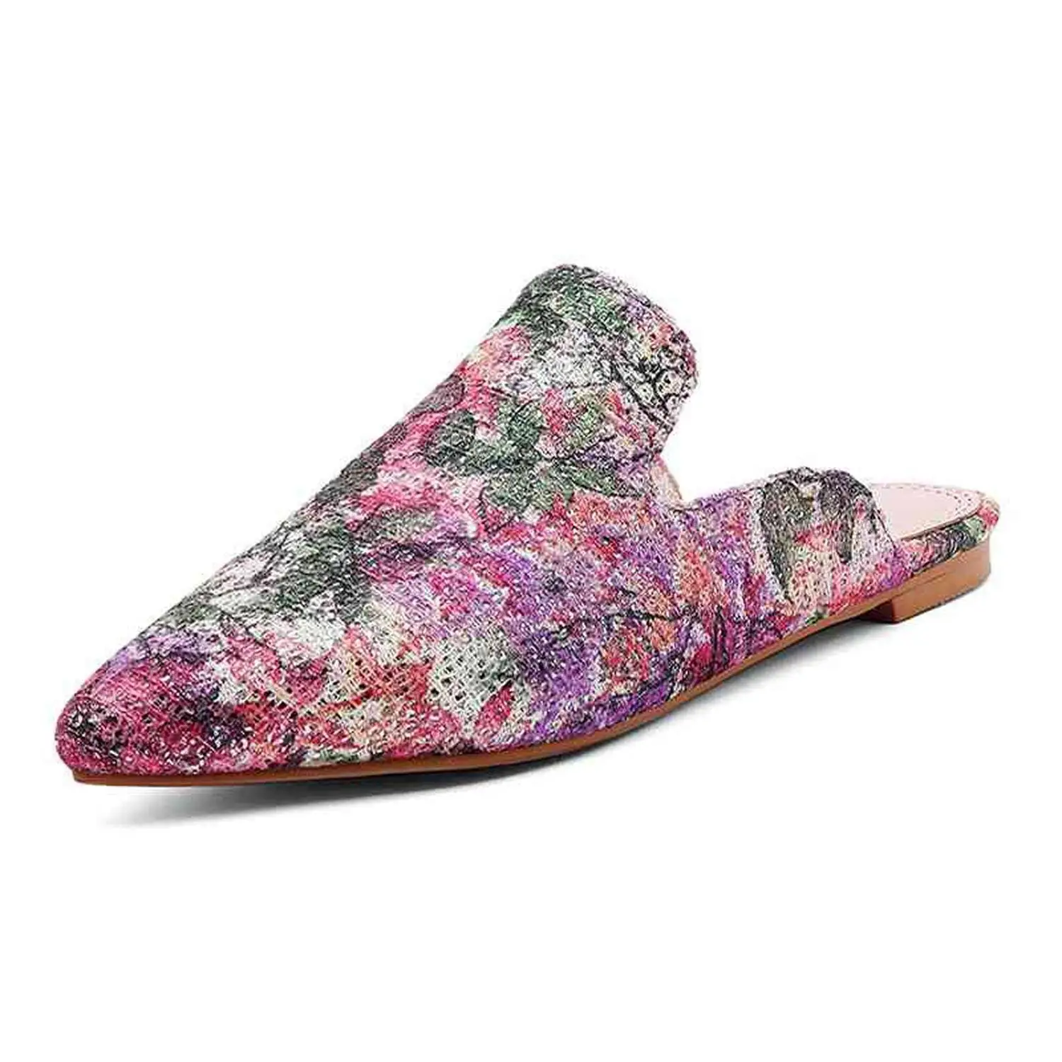 open toe towelling slippers