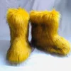 wholesale new style winter fur boots mom kids fur snow boots