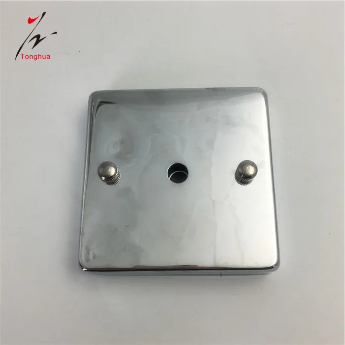 Chrome Electroplated Vintage Electrical Square Ceiling Rose Plate