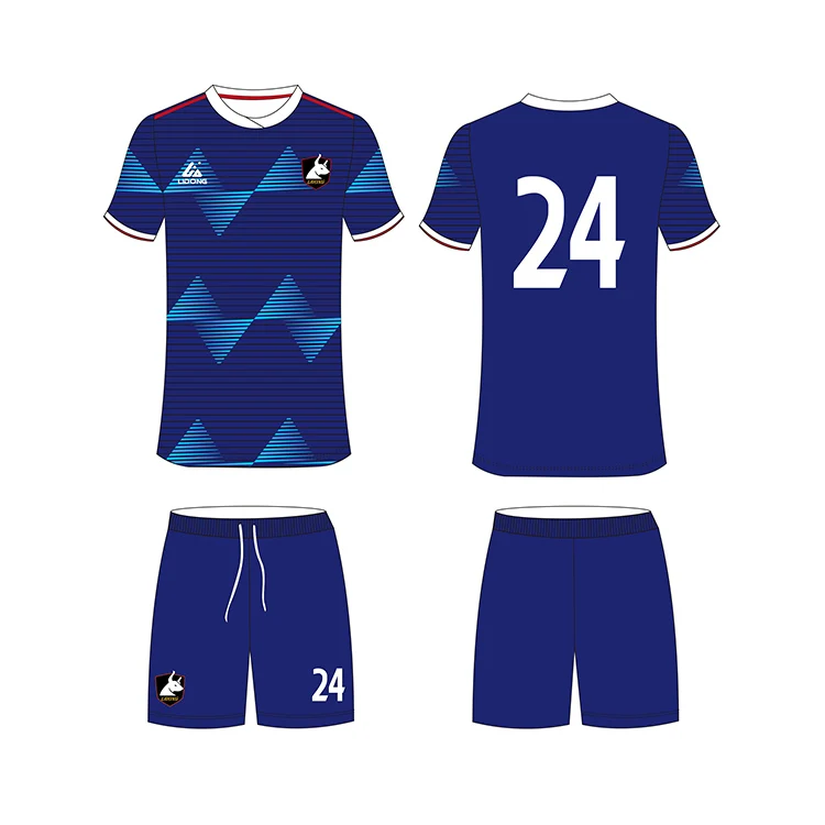 Wholesale Custom Cheap Full Set Soccer Jersey Oem Youth Football Uniforms