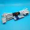 White Color Switch On Off Remote control extension cord plug female