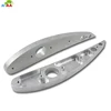 CNC precision machining billet aluminum alloy wide canard wing made by Mazak