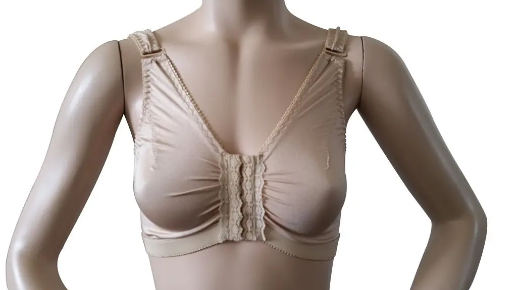 Front Closure Compression Bra, Post Breast Augmentation, Breast Reduction or Breast Surgery, Contains Natural Rubber Latex