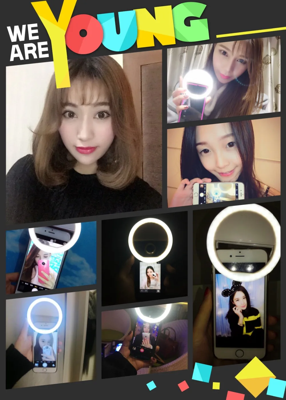 Selfie Light Portable Flashing Led Camera Phone Buy Led Flashing 