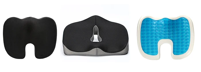 High Rebound Comfort Doughnut Cushion Pu Foam Ring Cushion Soft Pillow 3d Printed Donut Plush Chair Seat Cushion