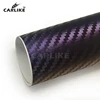 CARLIKE Automobile Wraps 3D Chameleon Carbon Fiber Vinyl Film Car Foil