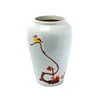 Porcelain plain pot decoration Chinese vase porcelain flowers home goods white ceramic vase set