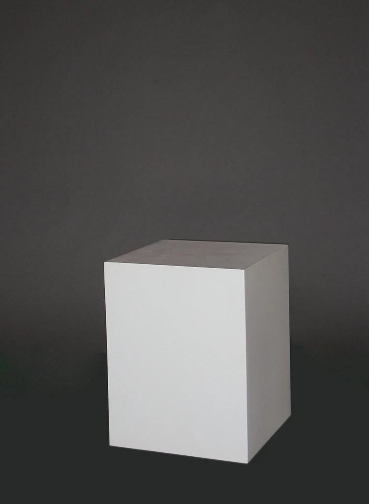 Gloss White Square Cube Sitting Base Pedestal Mannequin - Buy Resin ...