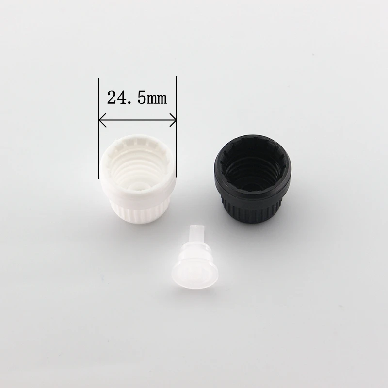 18mm Big Tamper Proof Cap For Essential Oil Bottle Plastic Pilfer Proof