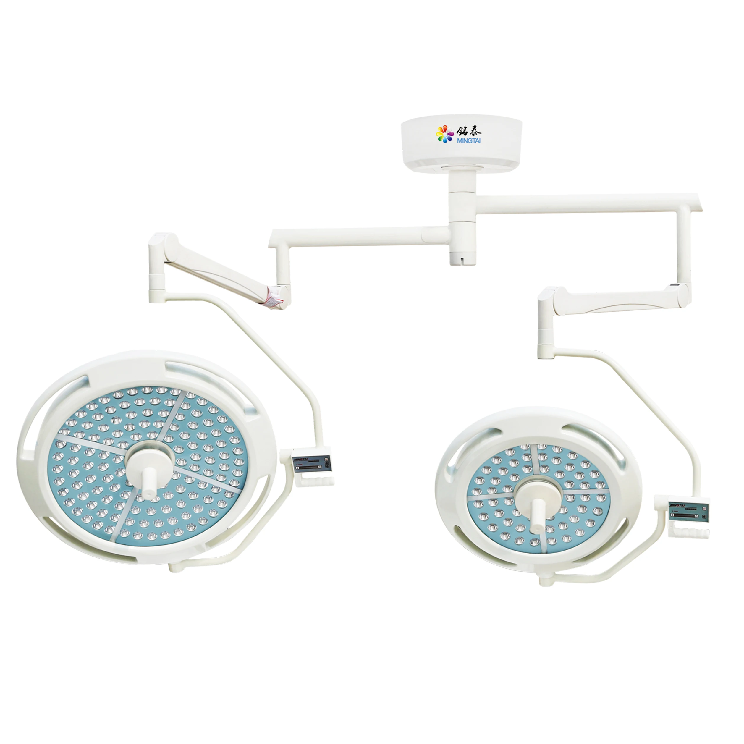 Double dome LED hospital ceiling lamp / operating light / shadowless lamp